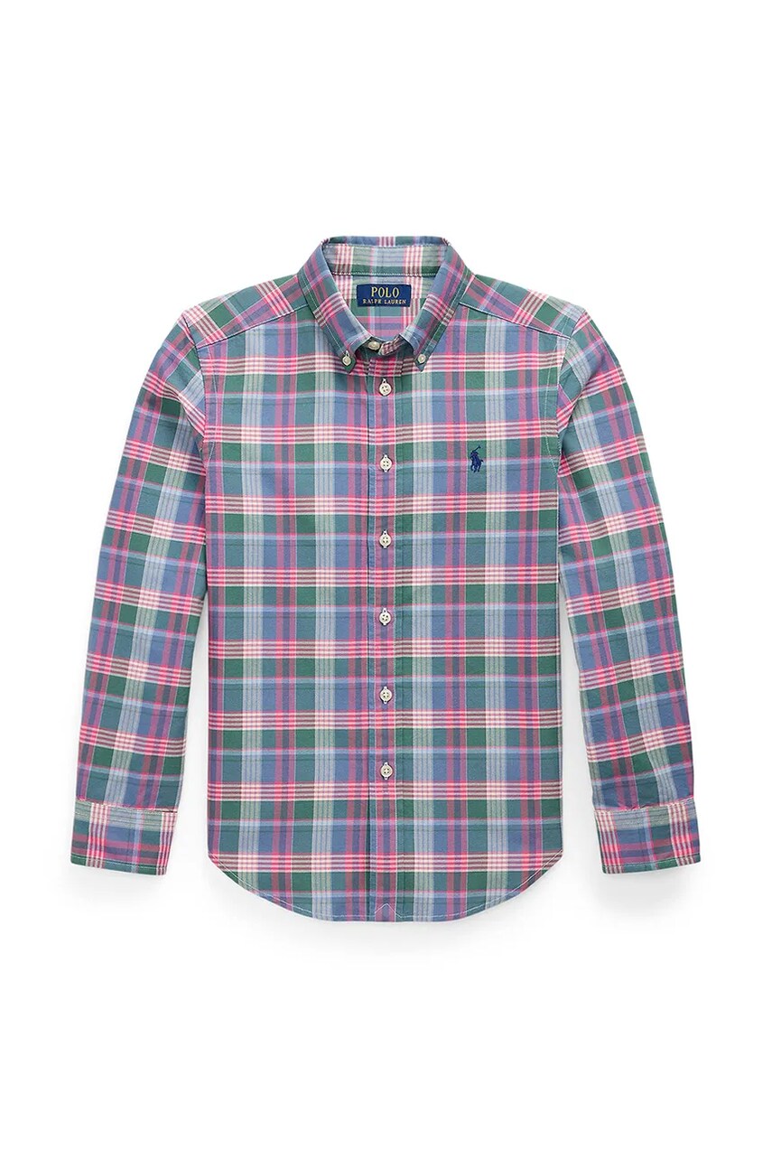 Levně Košile Polo Ralph Lauren růžová barva, 323970728001