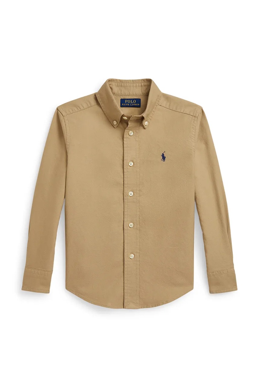 Детская хлопковая рубашка Polo Ralph Lauren цвет бежевый 322858909022 в Хмельницком Детская хлопковая рубашка Polo Ralph Lauren цвет бежевый 322858909022 в Хмельницком