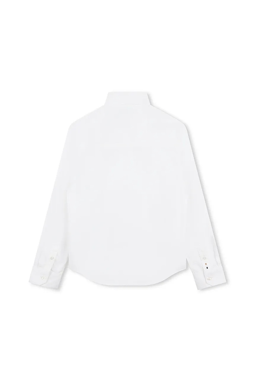 Dětská bavlněná košile BOSS (obrázek 3)