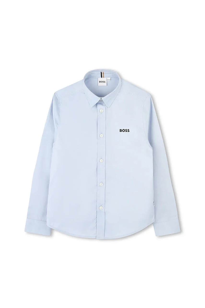 BOSS cămașă de bumbac pentru copii J52675
