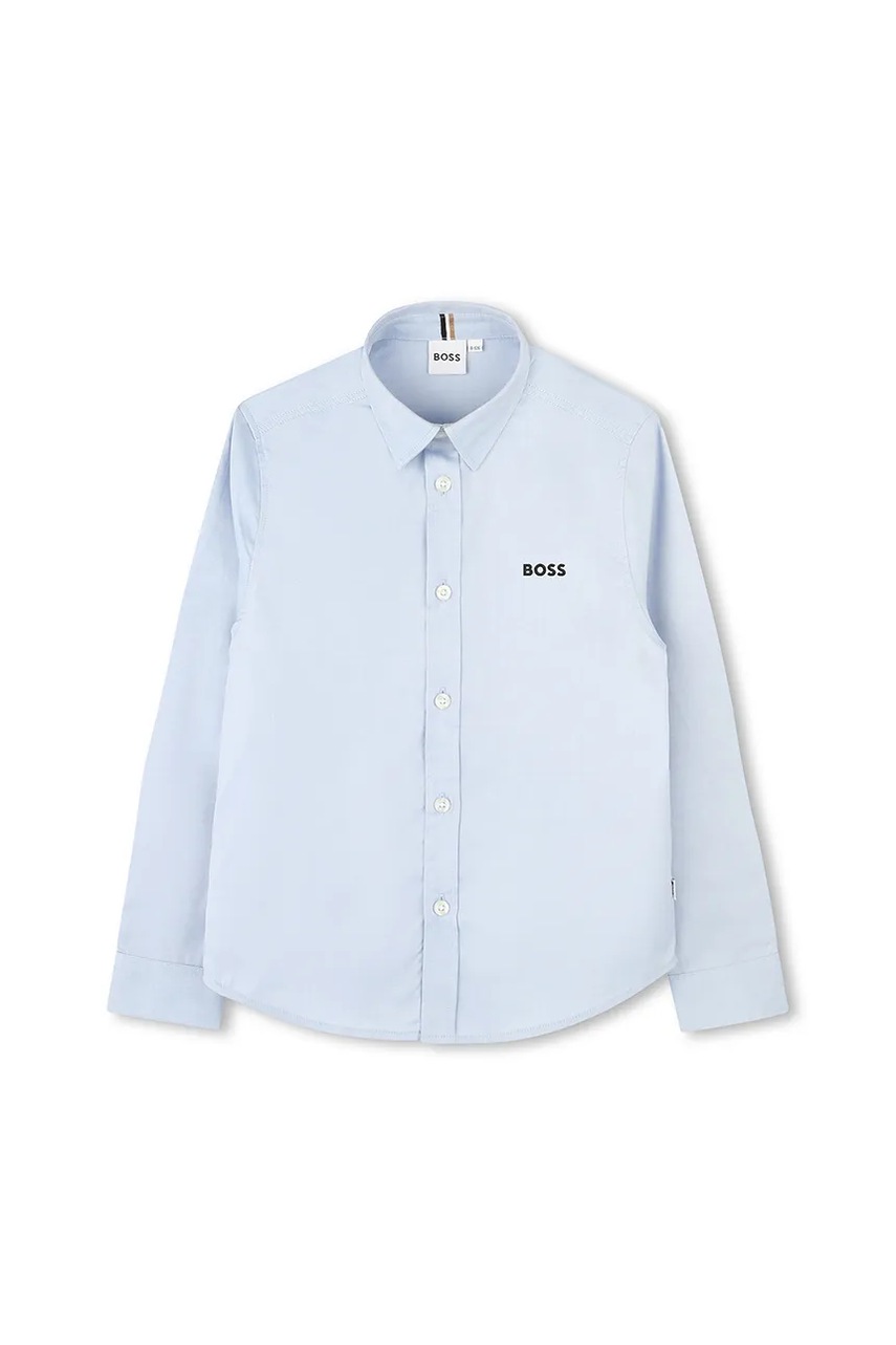 BOSS camasa de bumbac pentru copii J52675