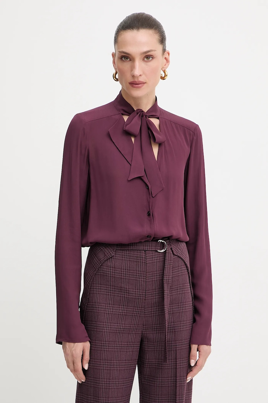 Πουκάμισα γυναικεία patrizia pepe σε μπορντο