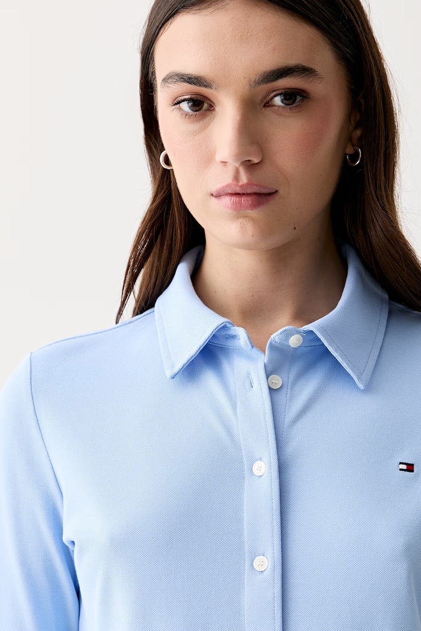 Tommy Hilfiger košeľa dámska bavlnená s elastanom