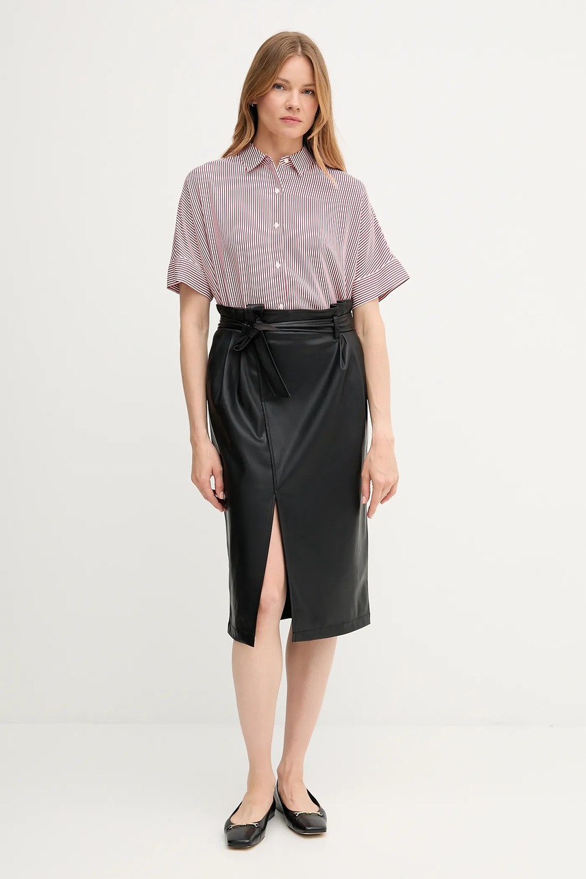 Рубашка Tommy Hilfiger цвет красный relaxed классический воротник WW0WW45883