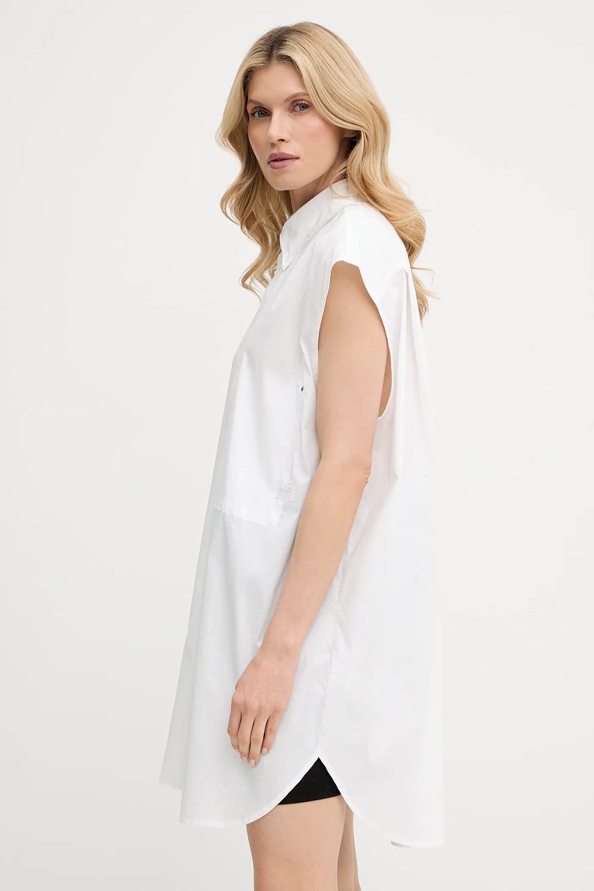 Πουκάμισο G-Star χρώμα: άσπρο, D26541-D321 φωτογραφία