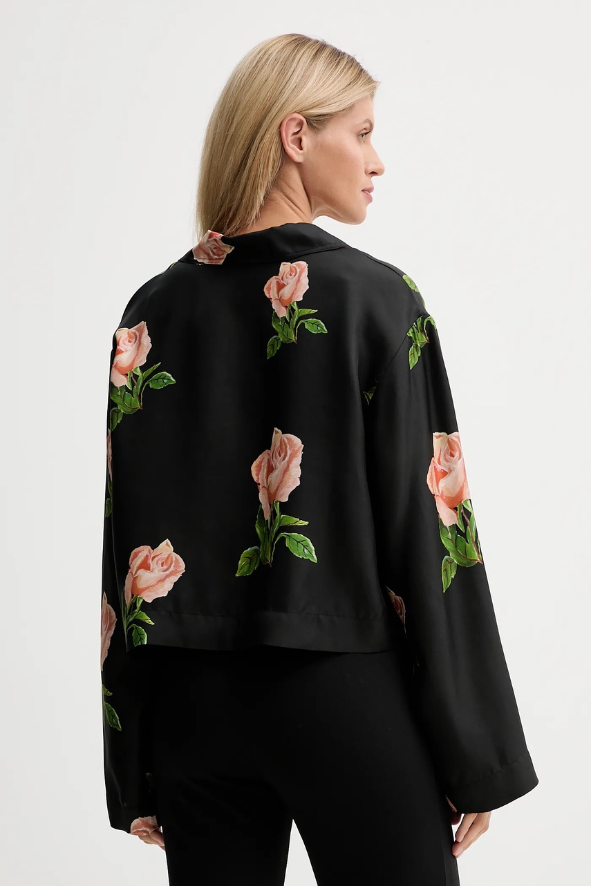 Hedvábné tričko Nanushka (obrázek 3)