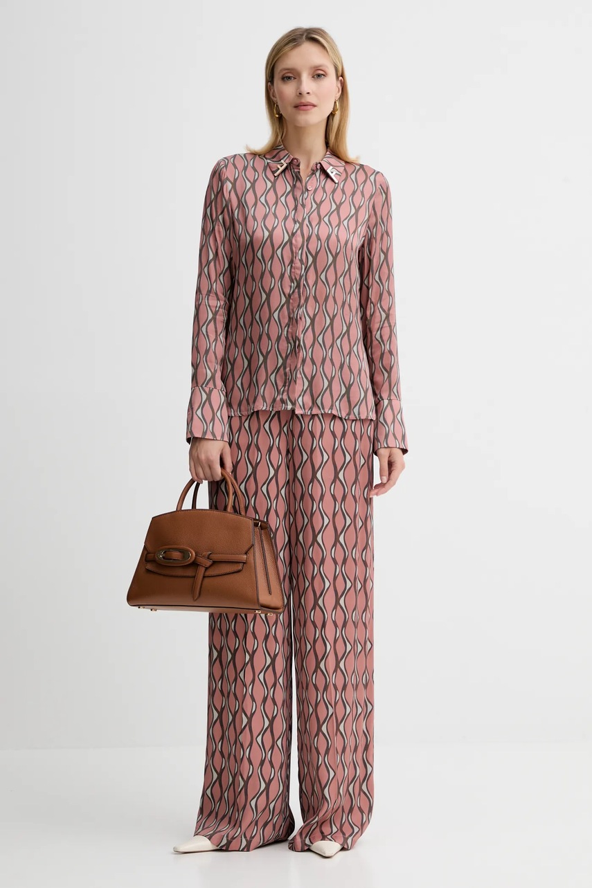 Рубашка Fracomina цвет розовый regular классический воротник FS25WT6010W651K5