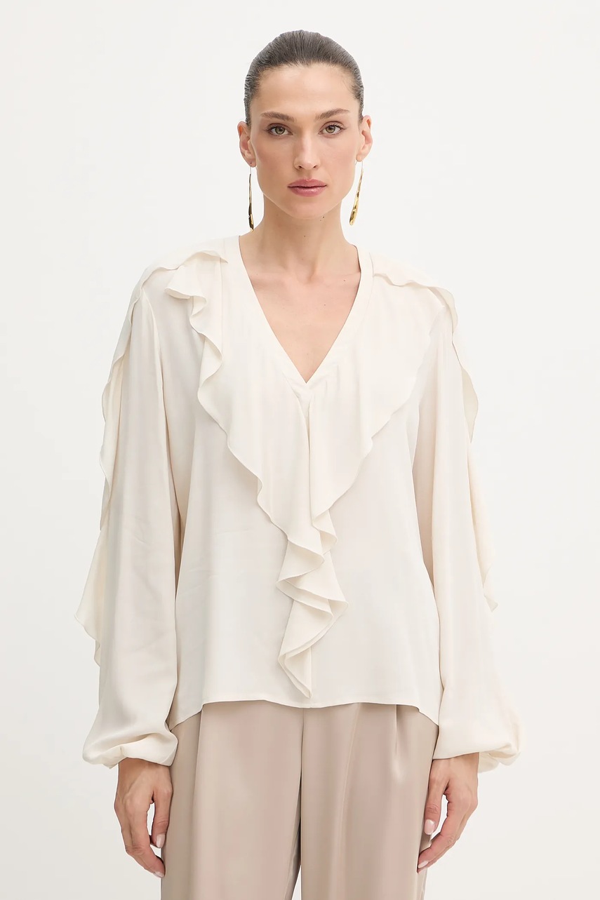 Halenka Liu Jo dámská, béžová barva, hladká, UF5238.T2578