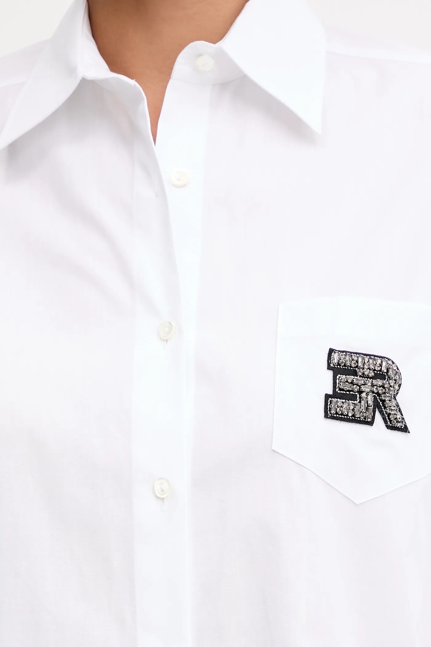 Βαμβακερό πουκάμισο Ermanno Firenze φωτογραφία