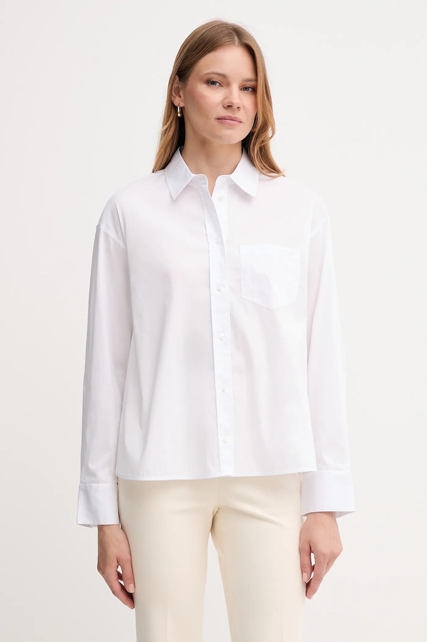 Joop! cămașă culoarea alb, cu guler clasic, regular, 30047542