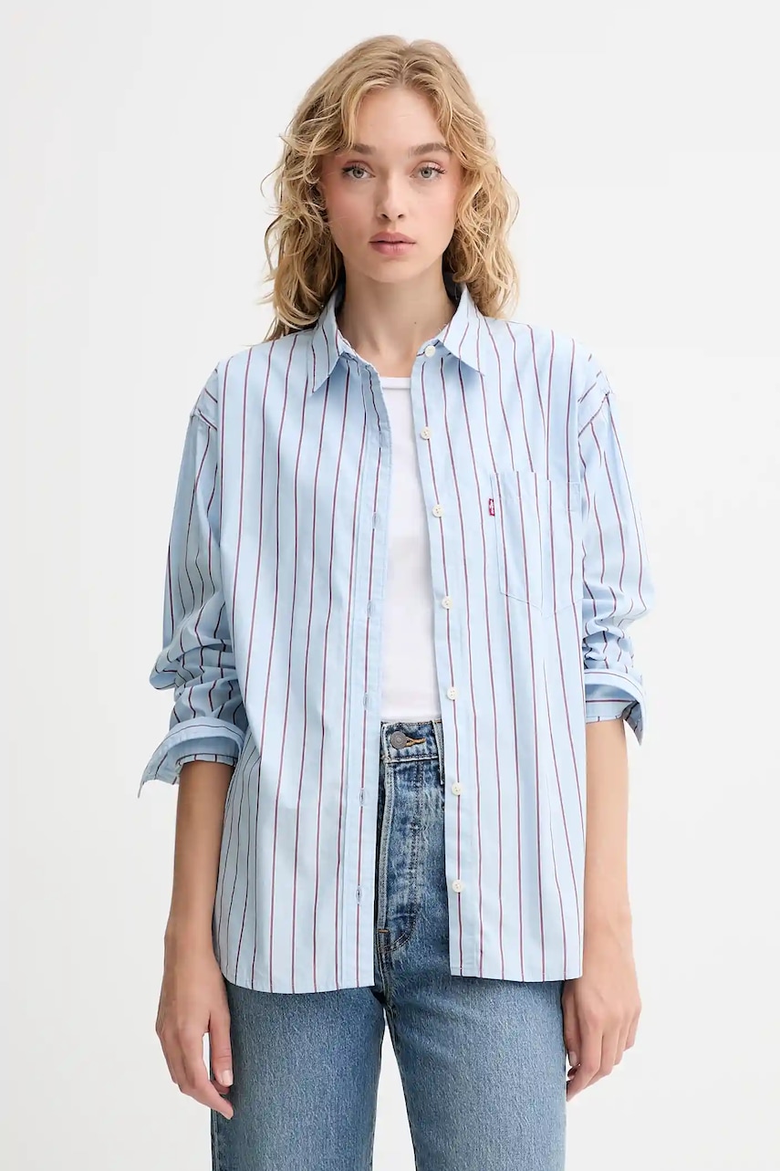 Levi's cămașă din bumbac cu guler clasic, relaxed, 001HM