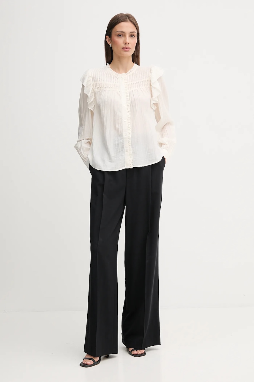 Рубашка Pepe Jeans цвет бежевый regular PL3051259 Рубашка Pepe Jeans цвет бежевый regular PL3051259