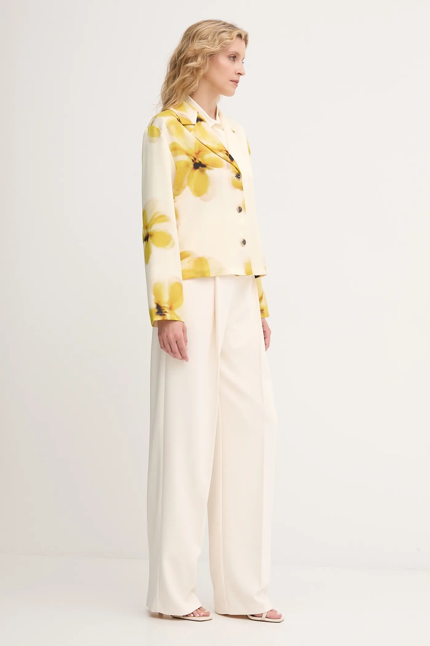 Пиджак MAX&Co. цвет жёлтый однобортный узор 2526046051200