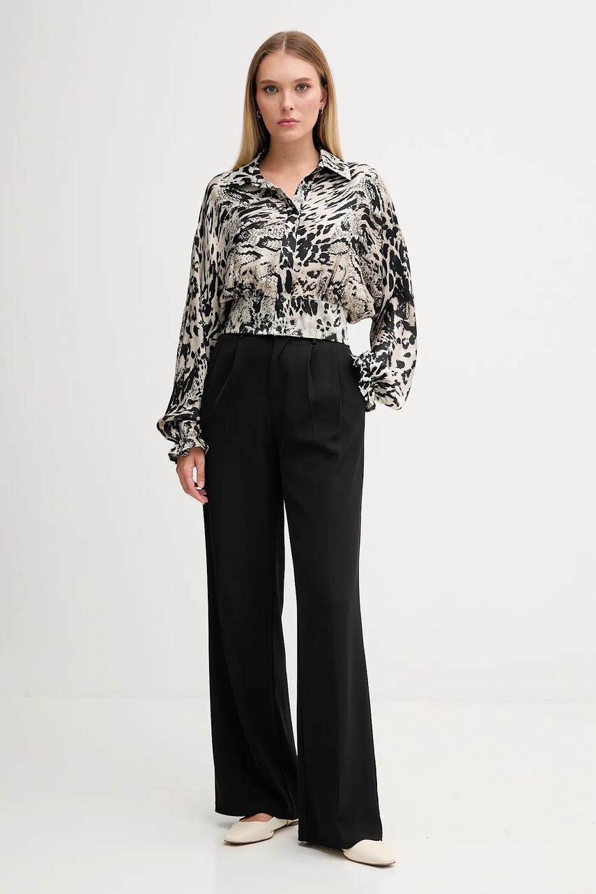 Рубашка Gaudi цвет чёрный regular классический воротник 521FD45028