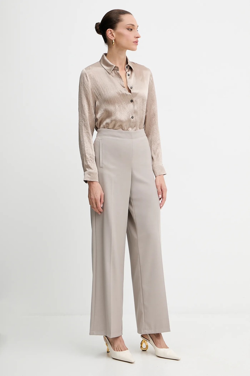 Рубашка Marella Emme by Marella цвет коричневый regular классический воротник 2525116091200