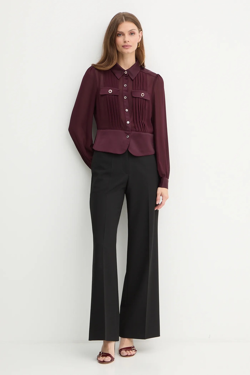 Рубашка Morgan цвет бордовый  CLOCLO