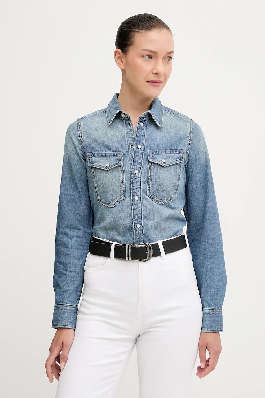 G-Star cămașă jeans cu guler clasic, slim, D27714.D539