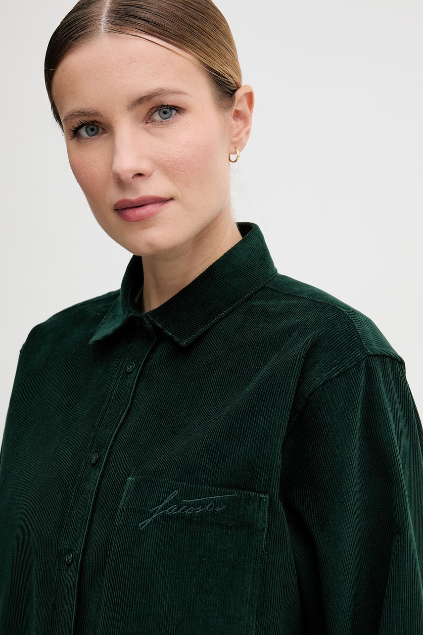 Lacoste košeľa dámska bavlnená