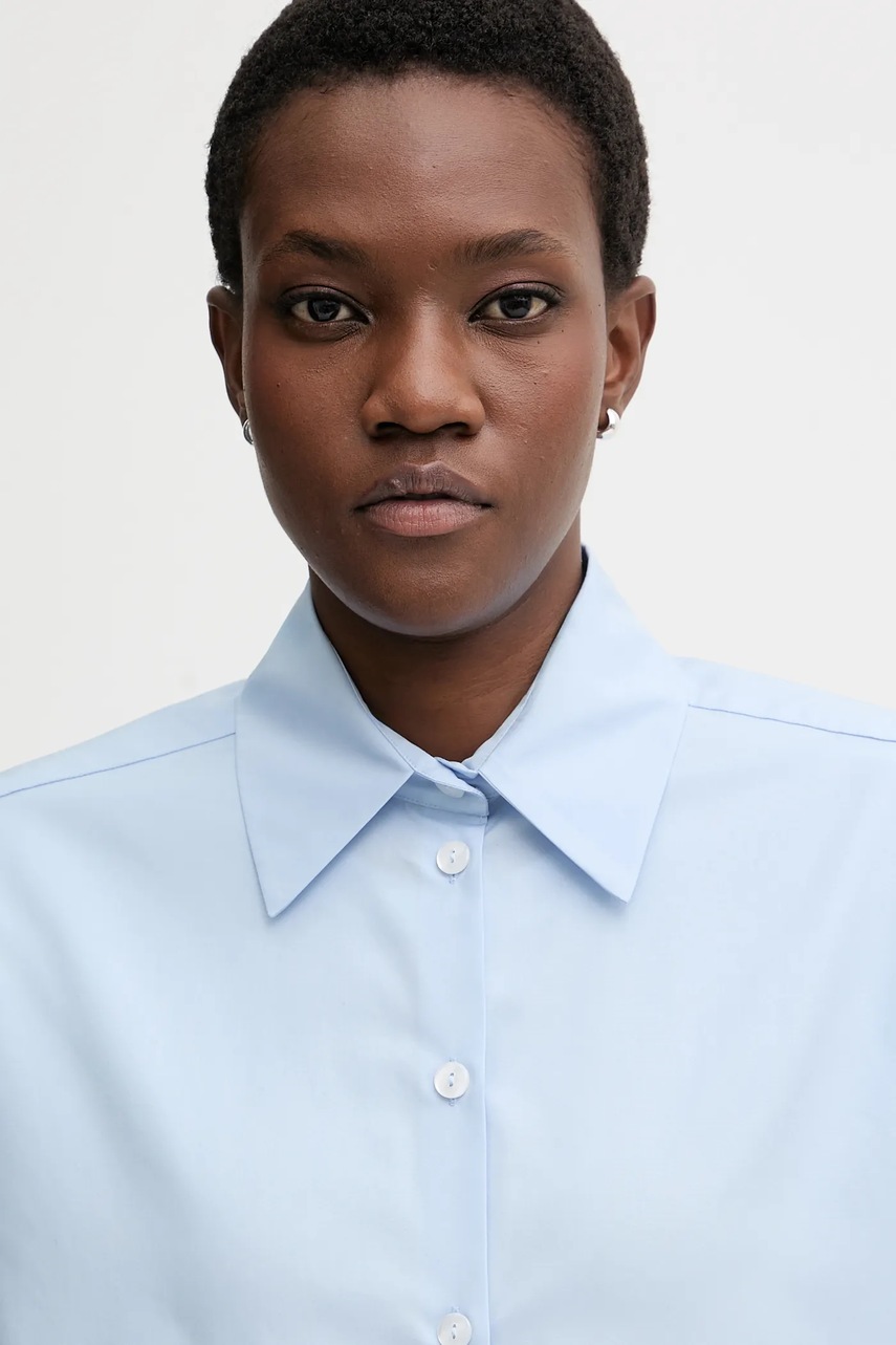 Βαμβακερό πουκάμισο La Mania ZENITH χρώμα: μπλε, ZENITH φωτογραφία