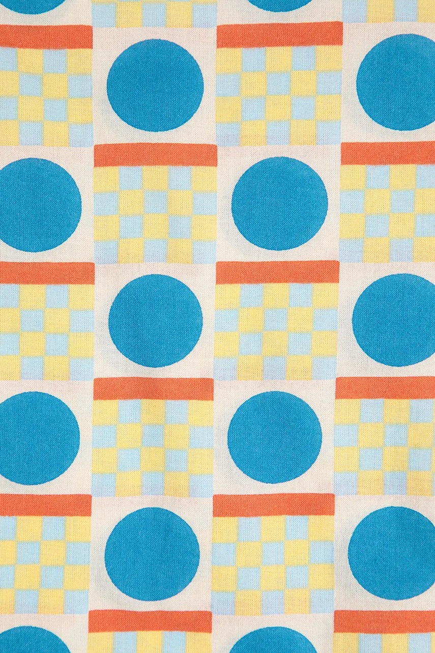 Παιδικό βαμβακερό πουκάμισο Bobo Choses Geometric Scacs φωτογραφία