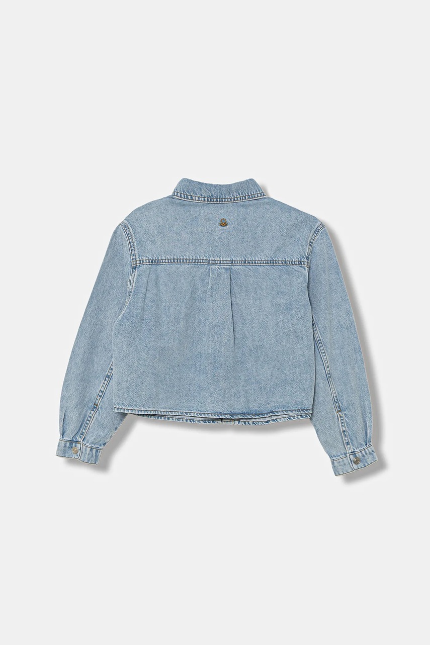 Детская джинсовая рубашка United Colors of Benetton 59K4CQ04F