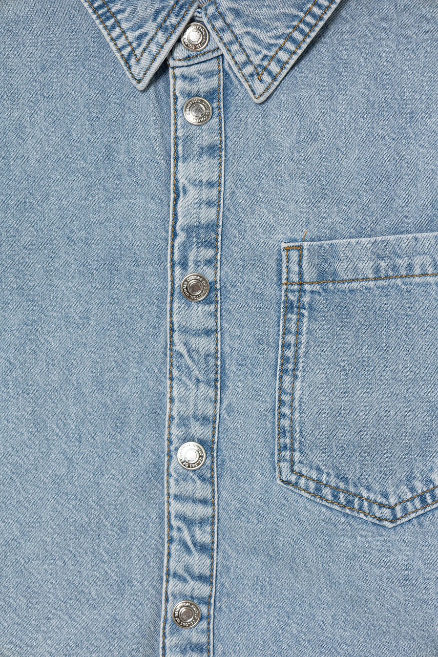 Παιδικό τζιν πουκάμισο United Colors of Benetton φωτογραφία