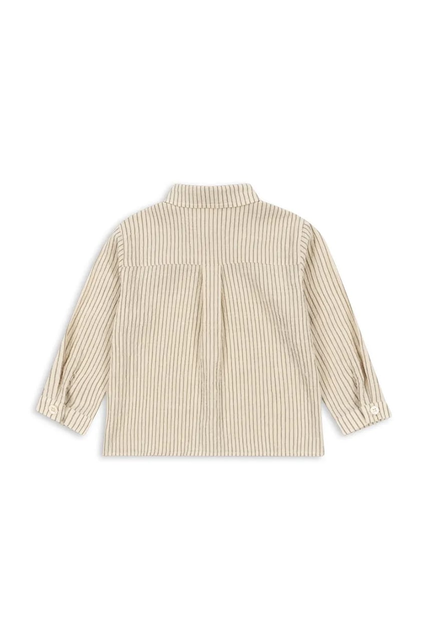Детская рубашка Konges Sløjd ELLIOT LS SHIRT GOTS цвет бежевый KS103801 Детская рубашка Konges Sløjd ELLIOT LS SHIRT GOTS цвет бежевый KS103801