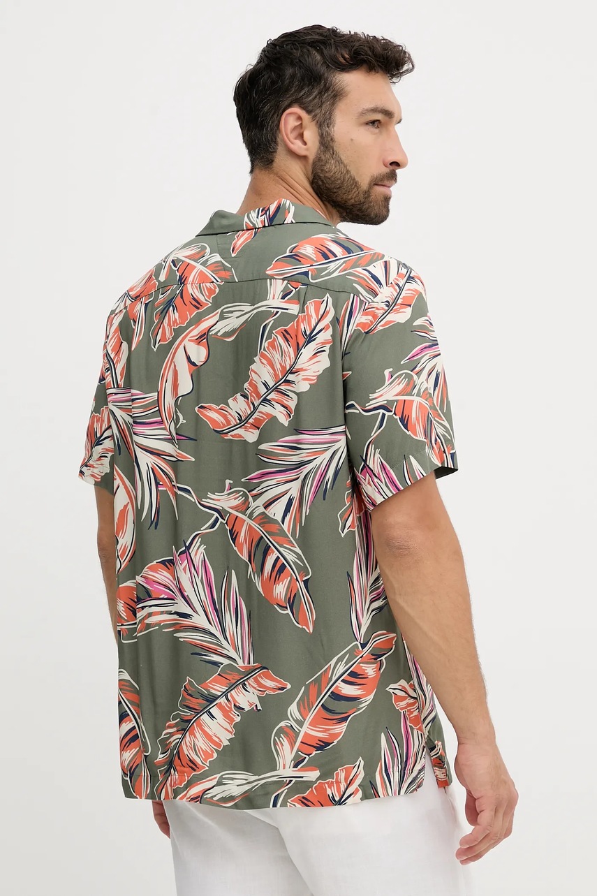 Рубашка Tommy Hilfiger цвет зелёный regular MW0MW39449