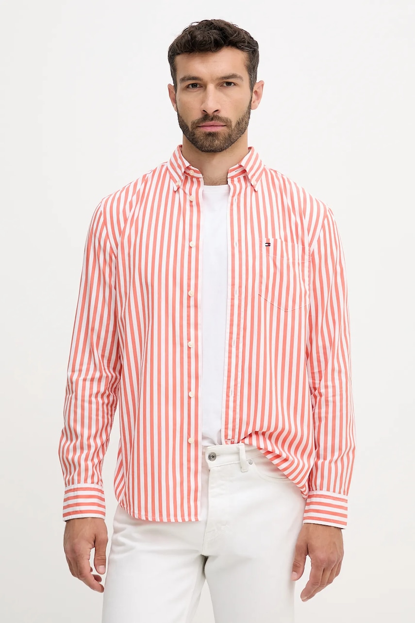 Ανδρικά πουκάμισα tommy hilfiger σε πορτοκαλι