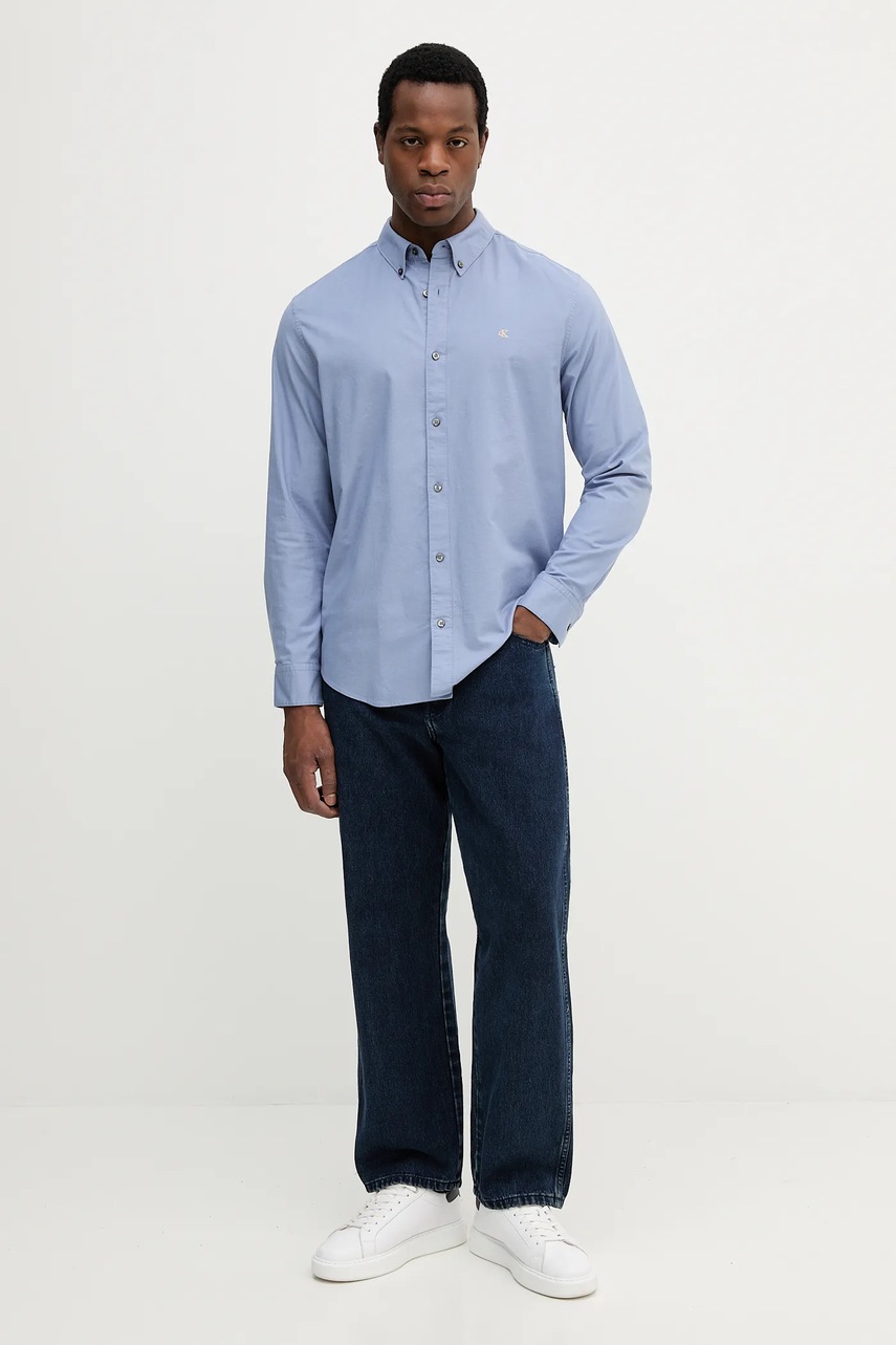 Рубашка Calvin Klein Jeans regular воротник button-down LV140EM125 Рубашка Calvin Klein Jeans regular воротник button-down LV140EM125