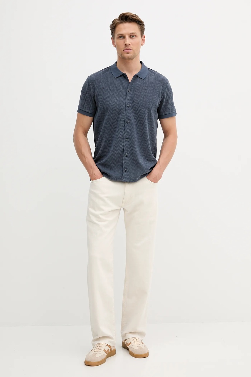 Рубашка Guess CALVIN regular классический воротник M5YP20 KCWN2