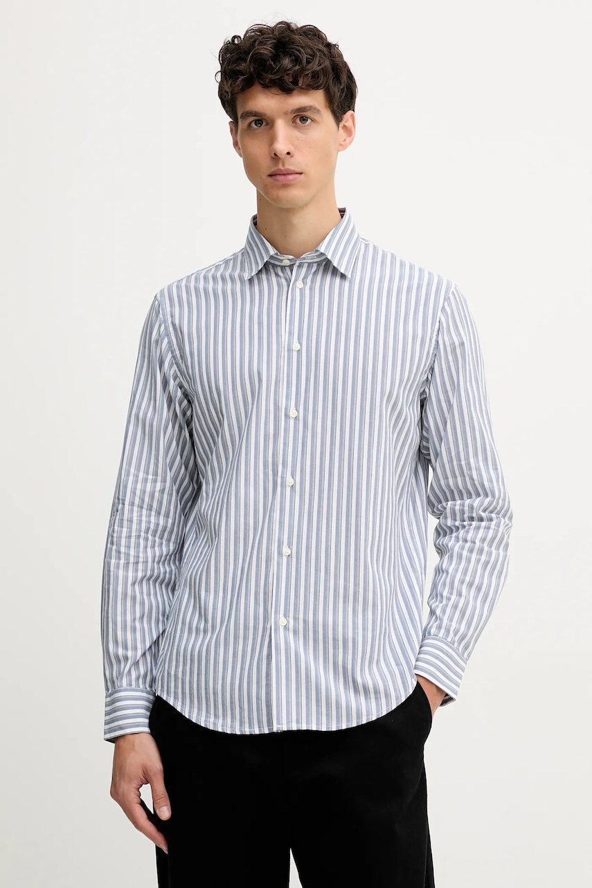 United Colors of Benetton cămașă din bumbac cu guler clasic, regular, 52MCUQ04A