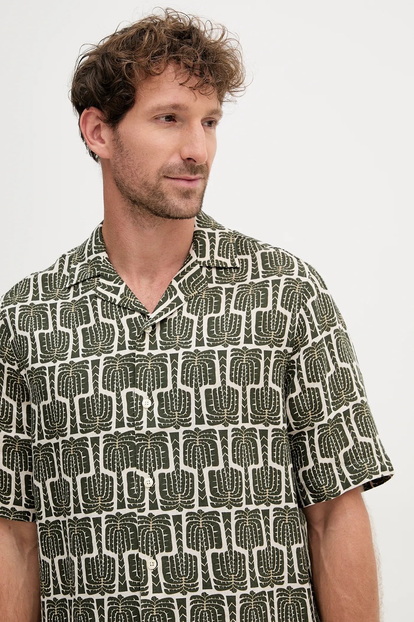 Πουκάμισο από λινό Frescobol Carioca φωτογραφία