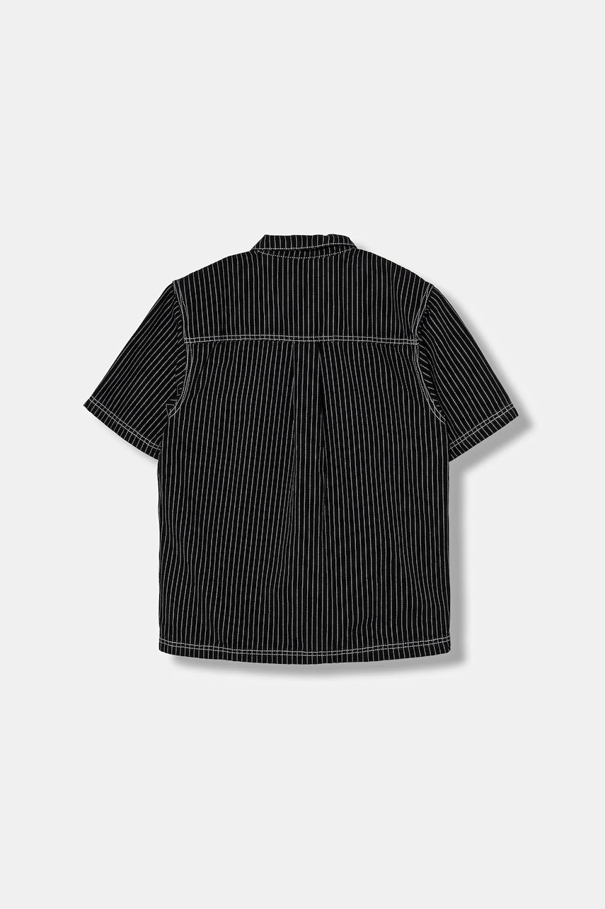Хлопковое поло adidas Originals Graphic Lo Sh цвет чёрный узор JW0171 Хлопковое поло adidas Originals Graphic Lo Sh цвет чёрный узор JW0171