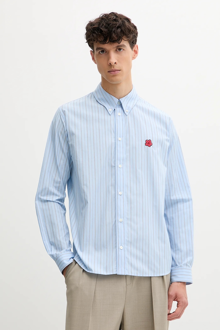 Kenzo cămașă din bumbac cu guler clasic, relaxed, FF65CH4109LD