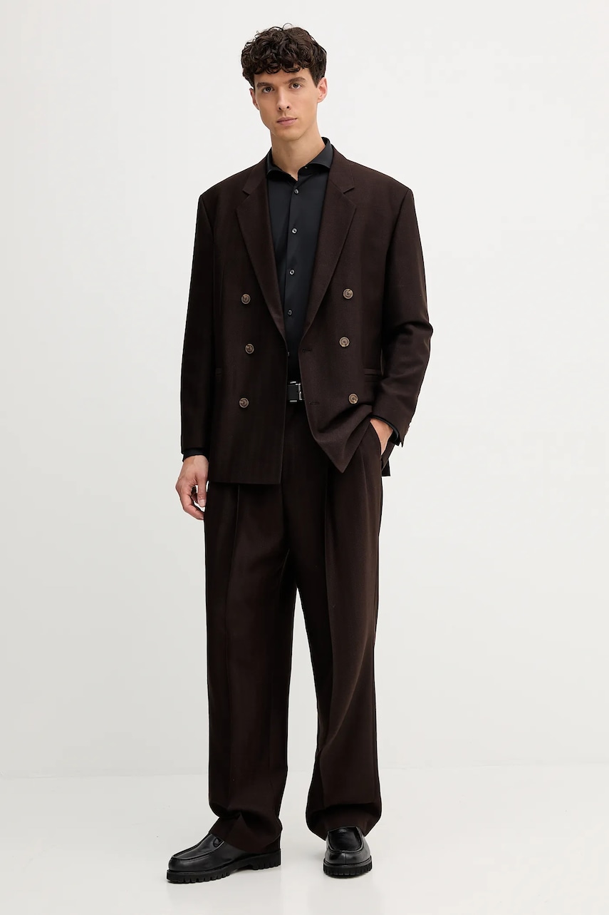 Рубашка Joop! цвет чёрный slim итальянский воротник 30046080 Рубашка Joop! цвет чёрный slim итальянский воротник 30046080