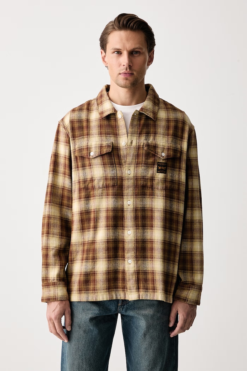 Levi's  košeľa pánska bavlnená LS WORKER - WW x WORKWEAR