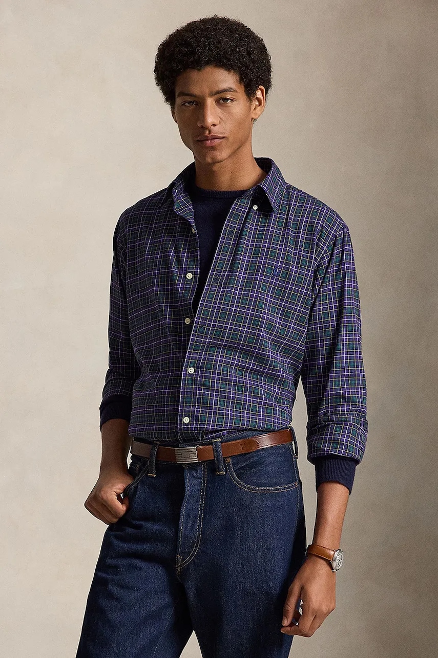 Polo Ralph Lauren cămașă pentru bărbați din bumbac