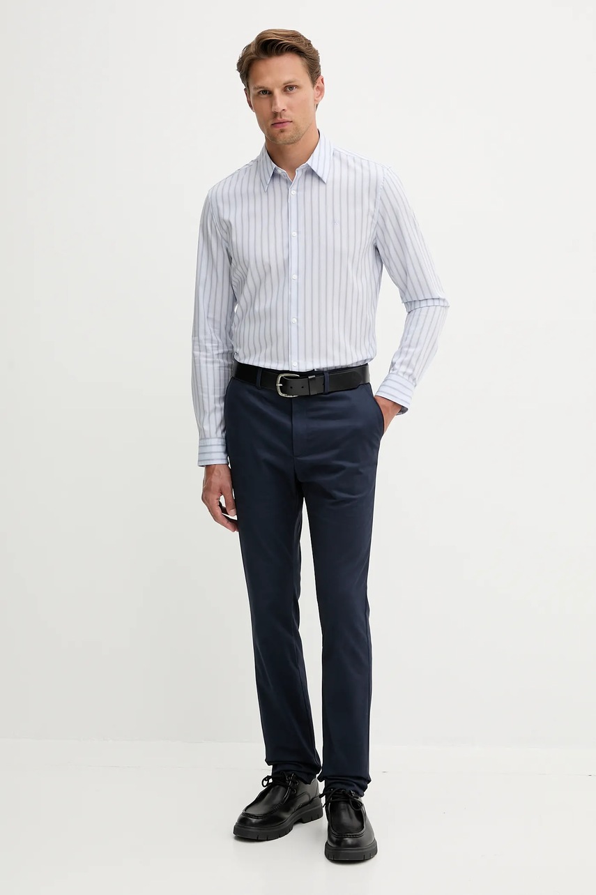 Рубашка Calvin Klein slim классический воротник LV04LD137G Рубашка Calvin Klein slim классический воротник LV04LD137G
