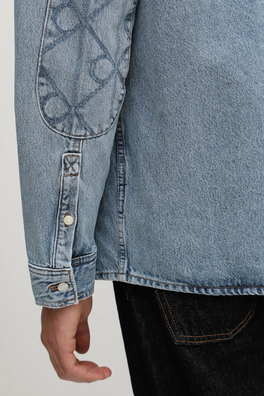 Rifľová košeľa Calvin Klein Jeans