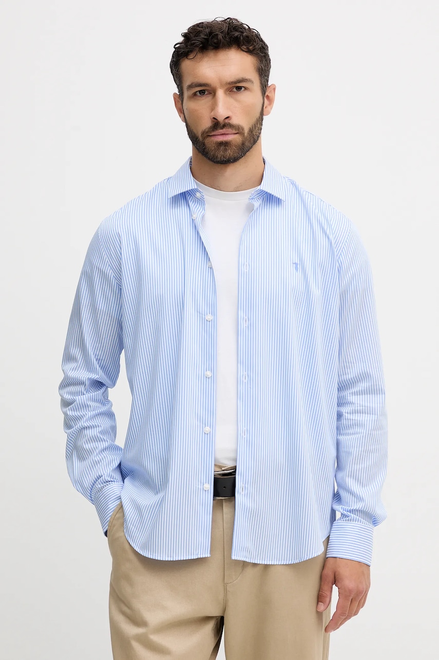 Trussardi cămașă din bumbac cu guler clasic, relaxed, 5007N000009N