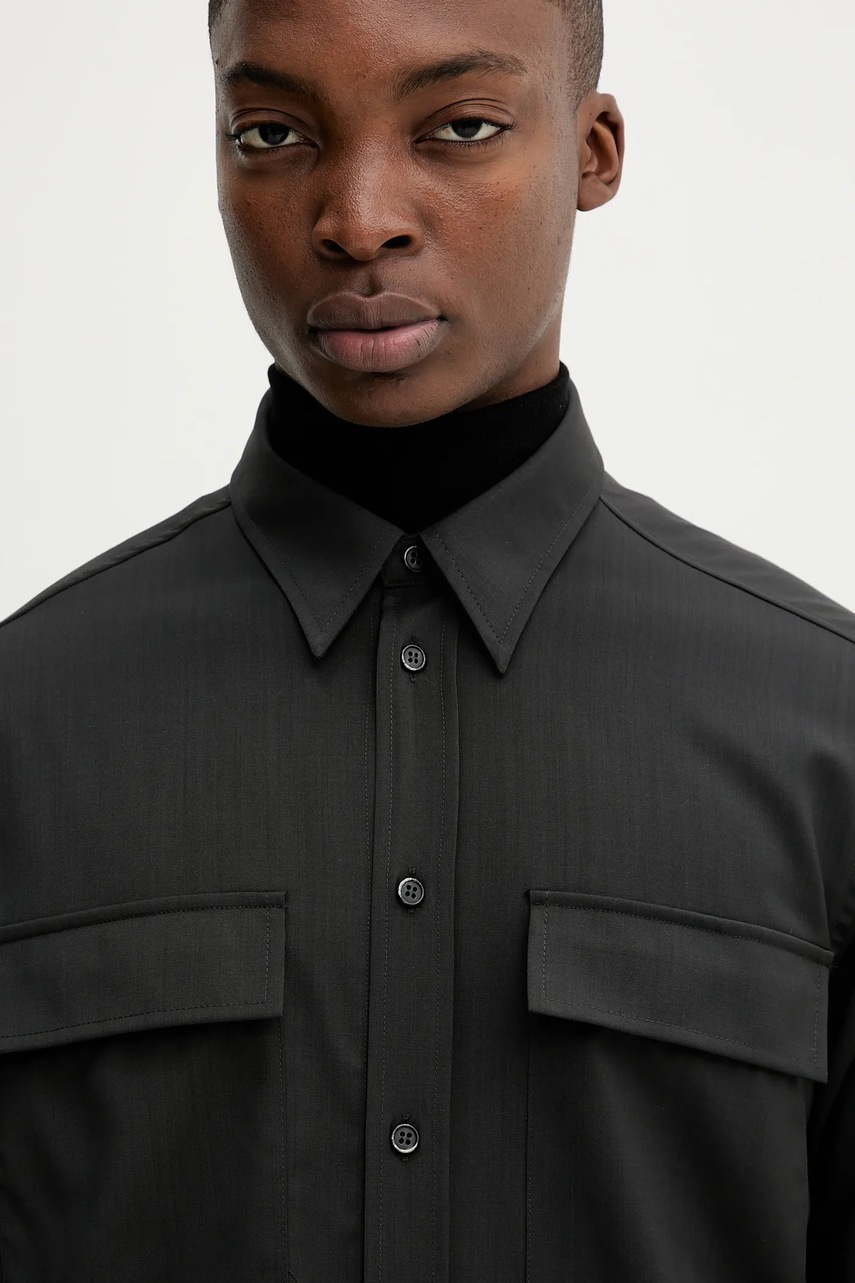 Μάλλινο πουκάμισο BARENA VENEZIA Camicia Den φωτογραφία