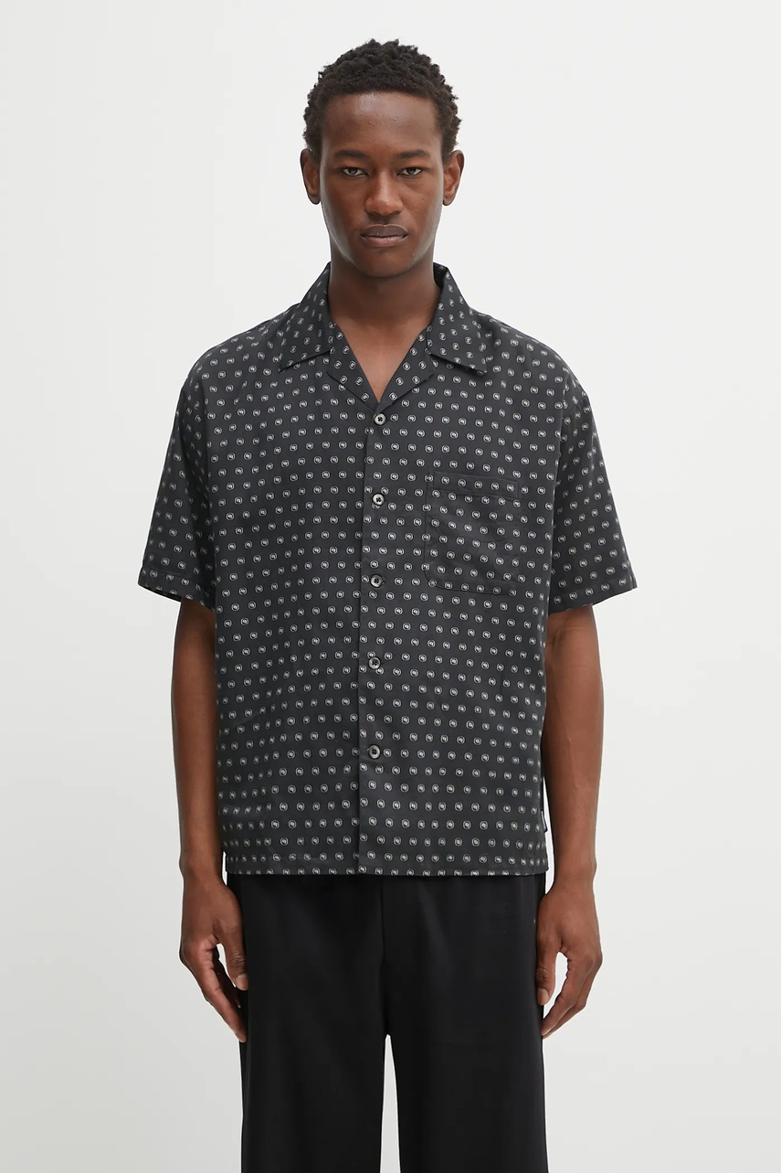 NEIGHBORHOOD koszula monogram pattern hawaiian shirt ss