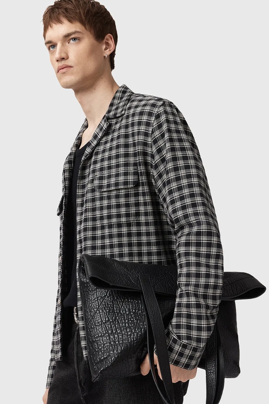 Bavlněná košile AllSaints HORTON (obrázek 4)