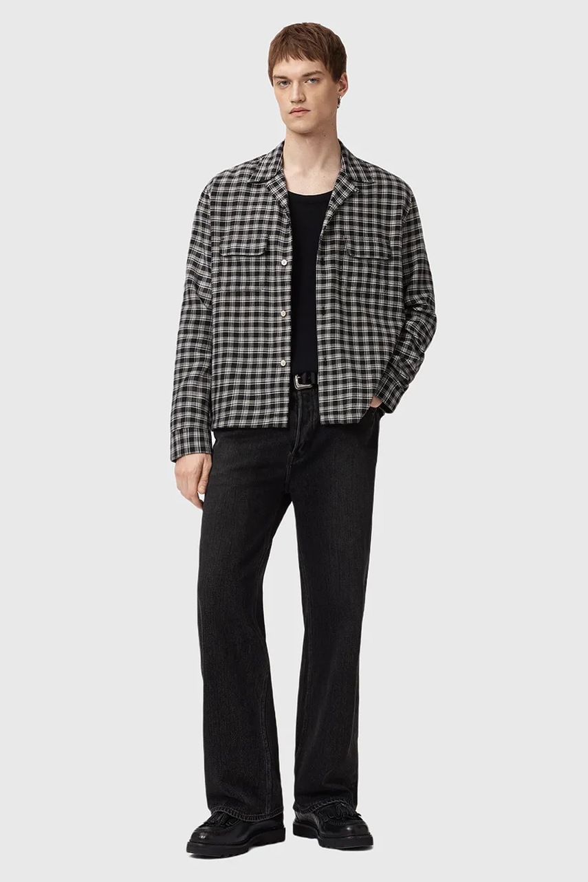 Bavlněná košile AllSaints HORTON (obrázek 6)