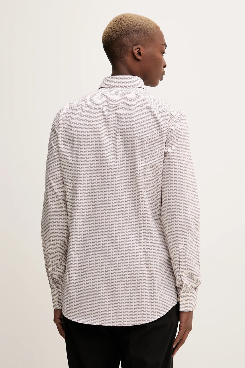 Bavlněná košile HUGO (obrázek 3)