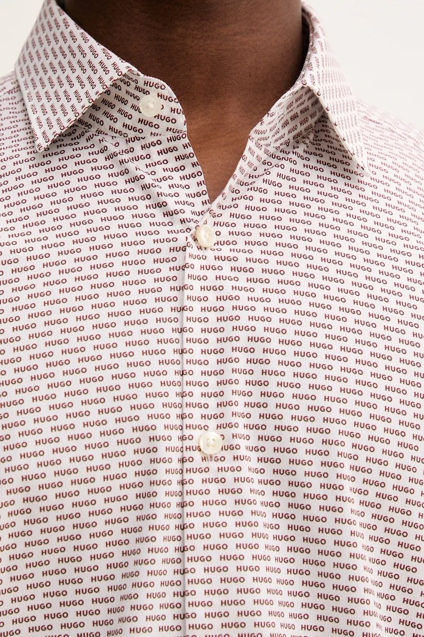 Bavlněná košile HUGO (obrázek 5)