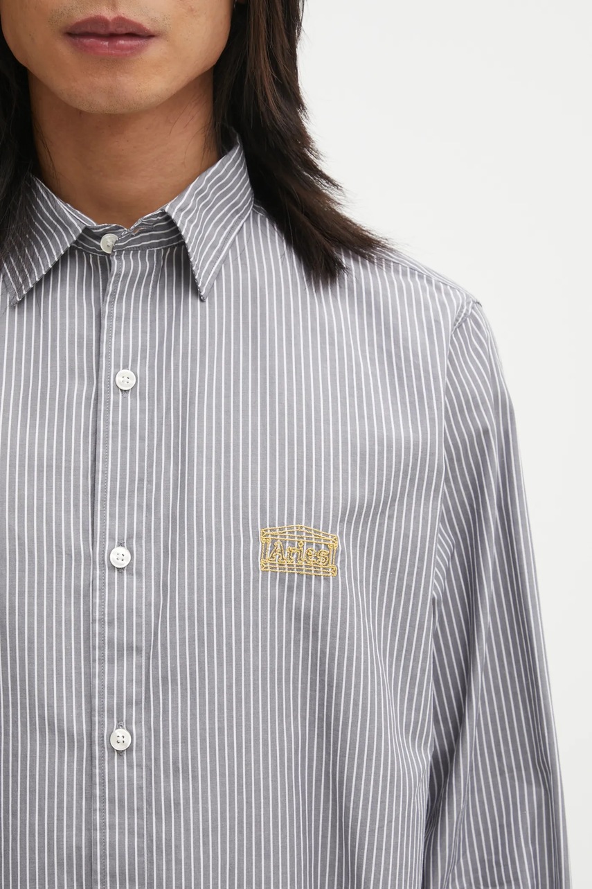 Bavlnená košeľa Aries Stripe Poplin Classic