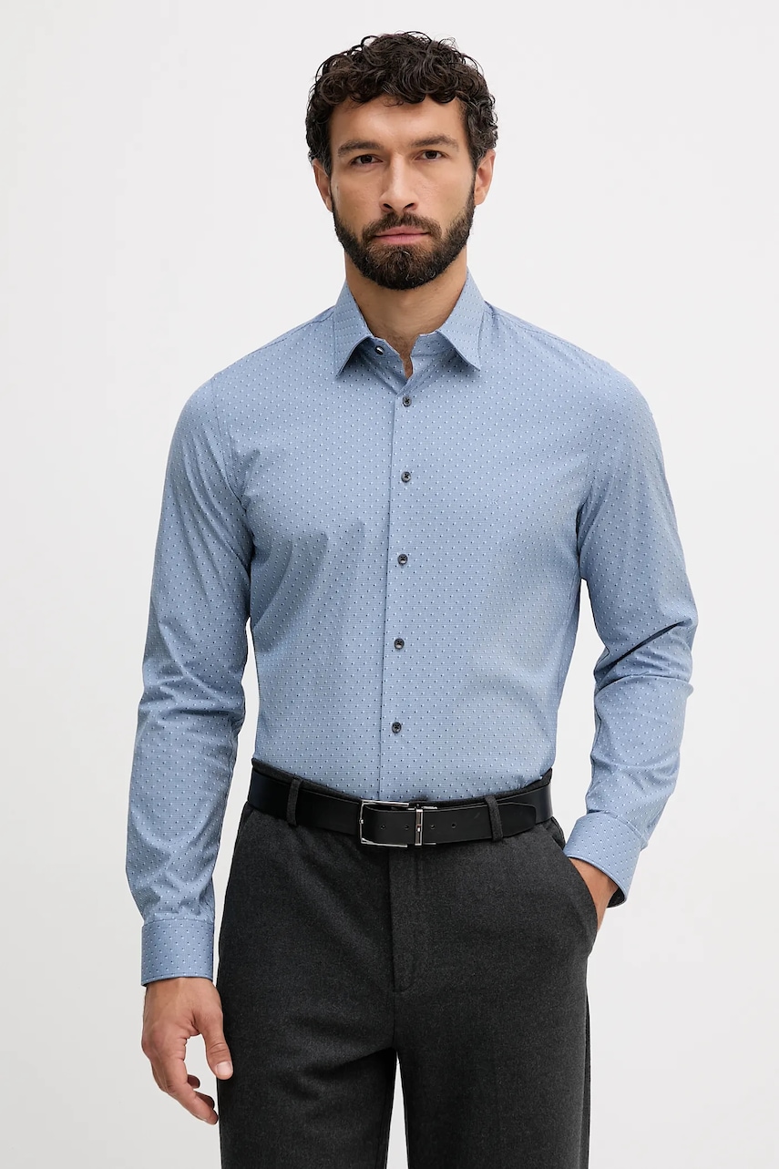 Michael Kors cămașă cu guler clasic, slim, MK0DS01612