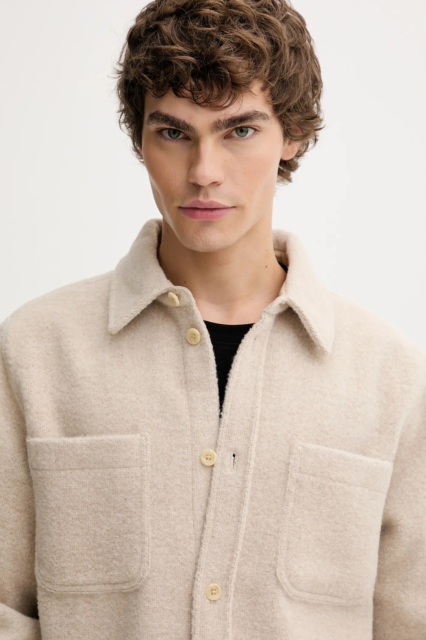 Košilová bunda s příměsí vlny Les Deux Lennon (obrázek 4)